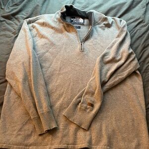 The North Face quarter zip sweater